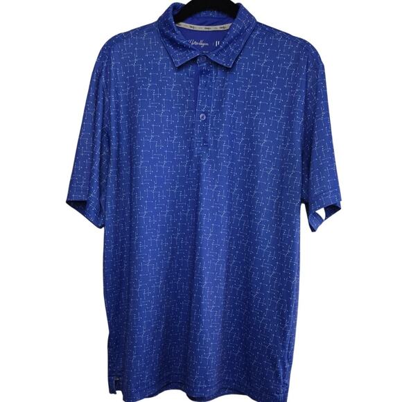 Walter Hagen Blue Performance Golf Polo Shirt Size M - Picture 1 of 5